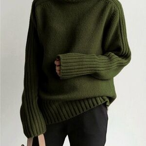 Olive Green Women's Sweater